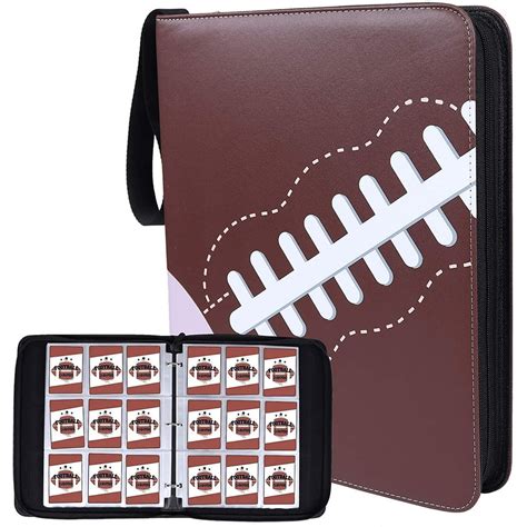 football binder for trading cards.